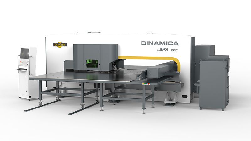 Máquina combinada de punzonado y láser CNC